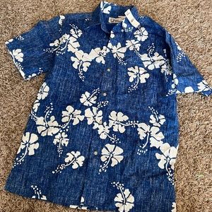 Reyn Spooner, Blue Hawaiian, Mens Small